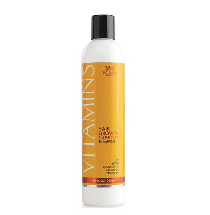 Nourish Beaute Vitamin Hair Growth Shampoo, 10 oz Bottle