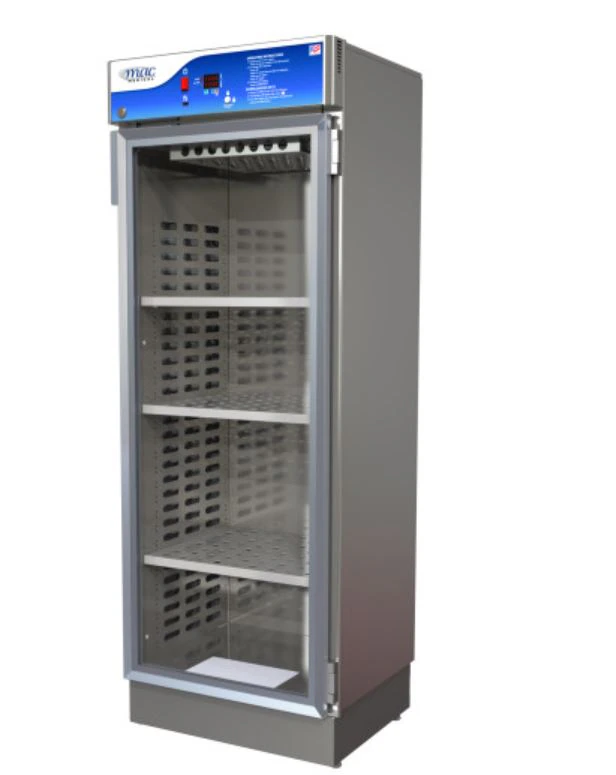 Mac Medical D-Series Blanket/Fluid Warming Cabinet, 90-160°F, 9.74 Cu Ft, 4" Base/Right Hinge