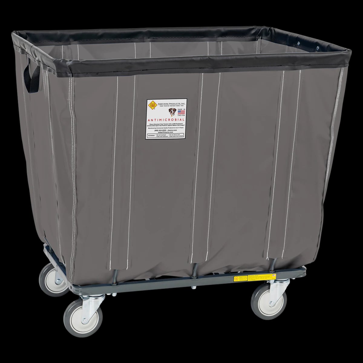 R&B Wire Products 16 Bushel Vinyl Basket Truck