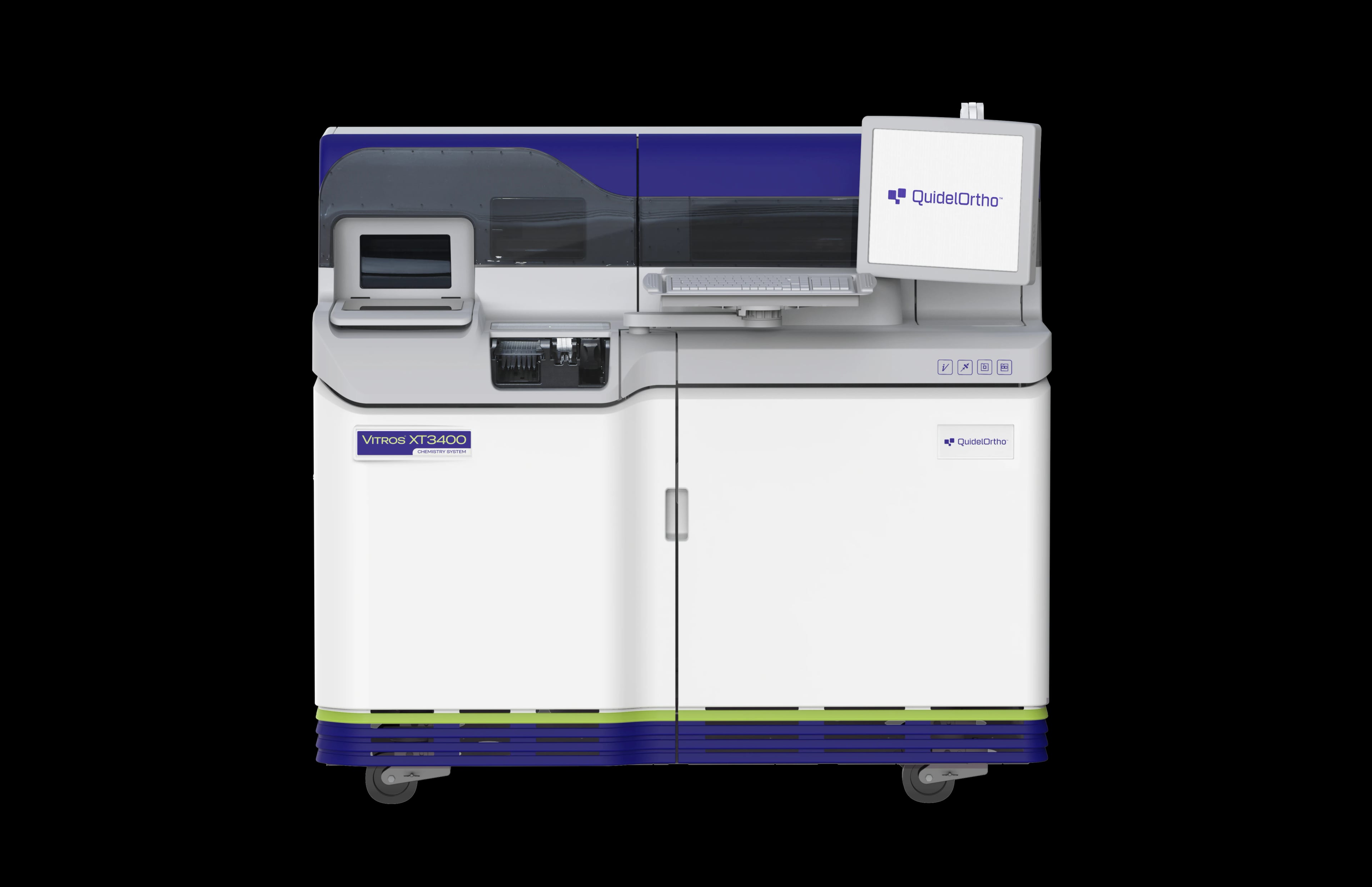 Vitros XT 3400 Chemistry Analyzer, 80-Place Digital, 10,000 Tests, 100-240V 50/60Hz