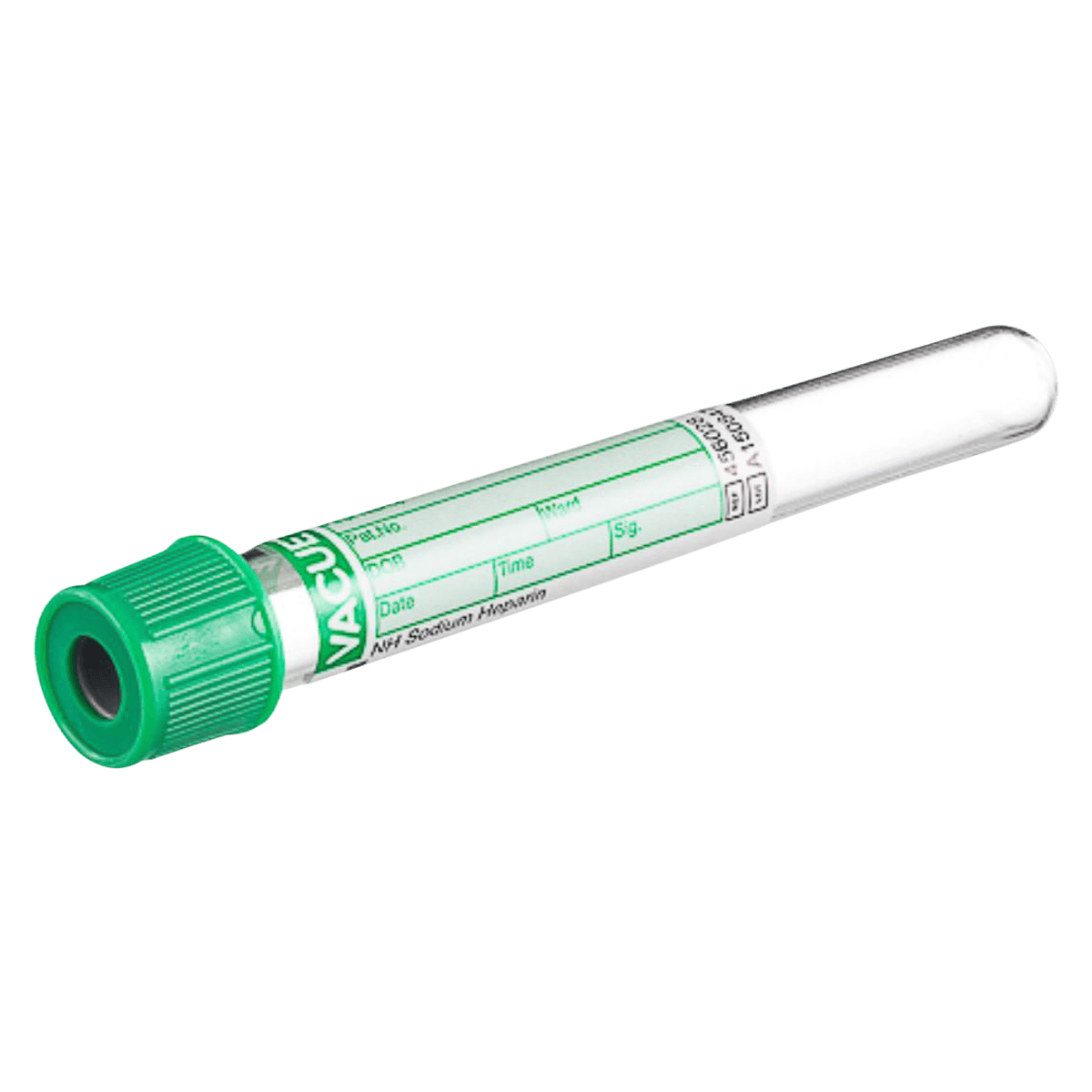 Vacuette Blood Collection Tube, Sodium Heparin, Clear, 6mL, 50/Pk, 1200/Case