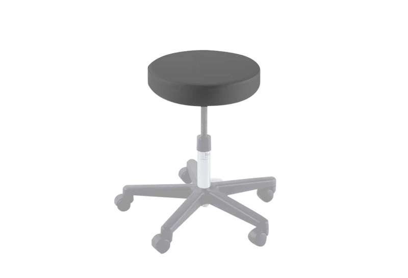 Midmark Ritter 270 Series Stool Seat Pad, Lunar Gray, Replacement Upholstery