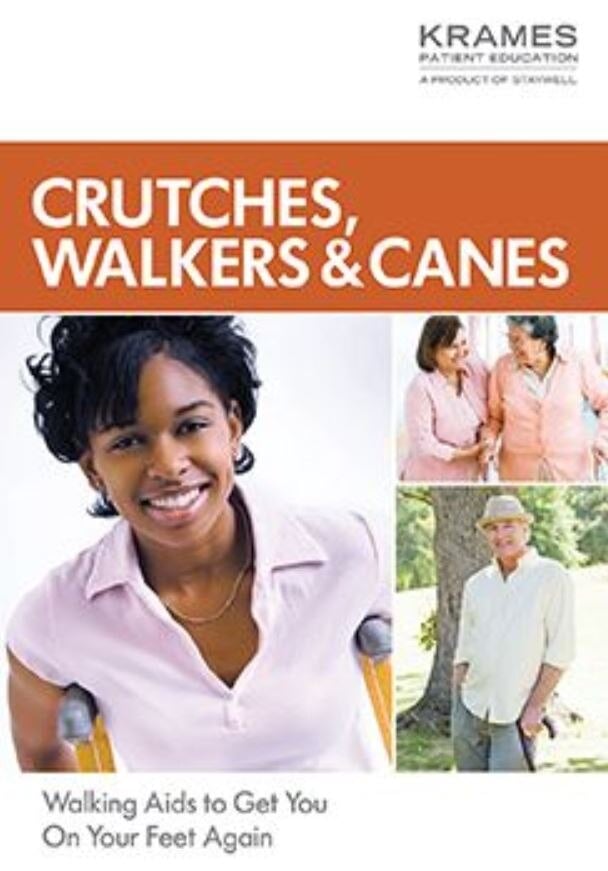Krames Communications Crutches, Walkers & Canes Education Booklet, English, 12 Pages, Full Color, Each