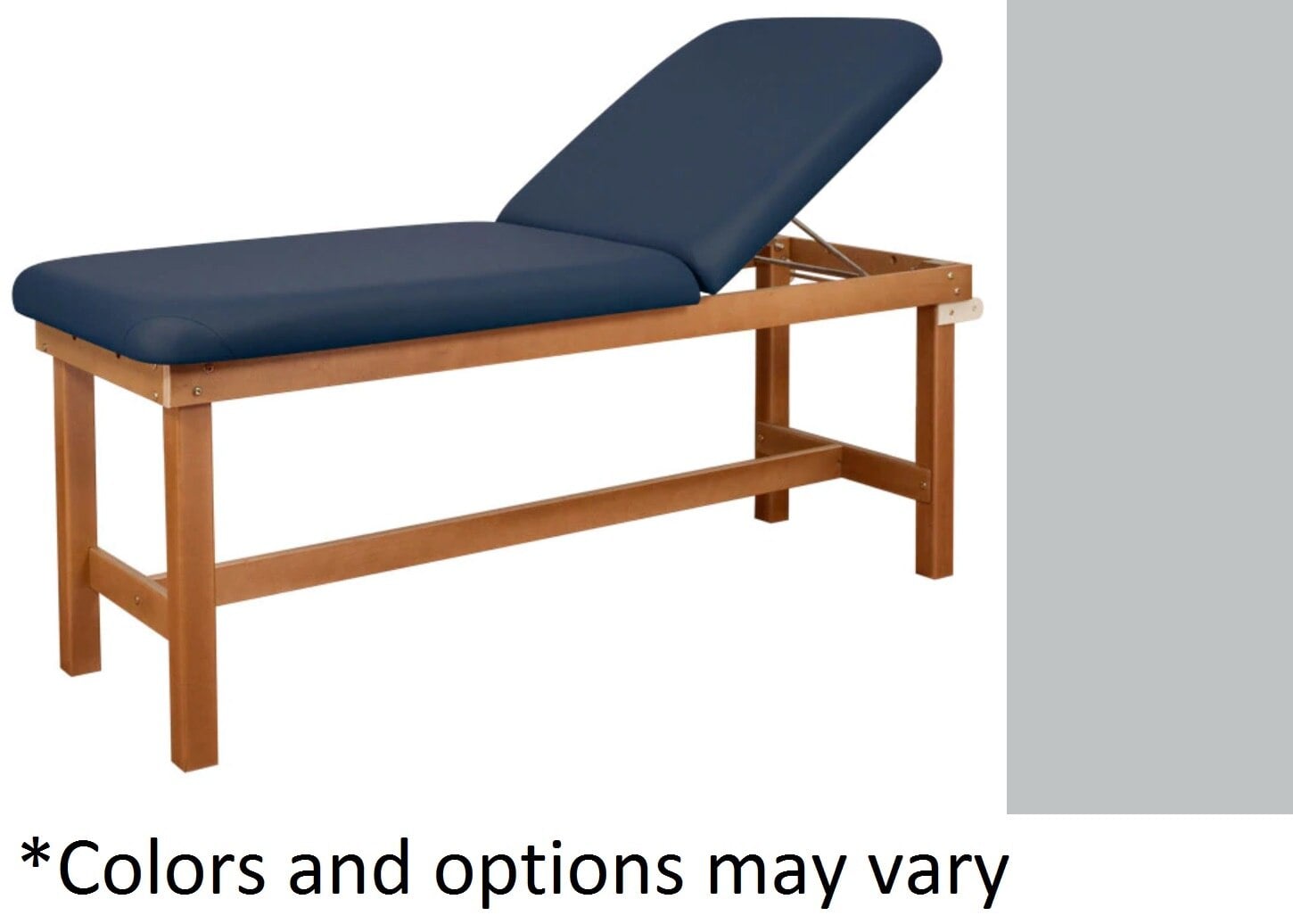 Oakworks Powerline Treatment Table with Natural Stone Backrest, 500 lb Capacity