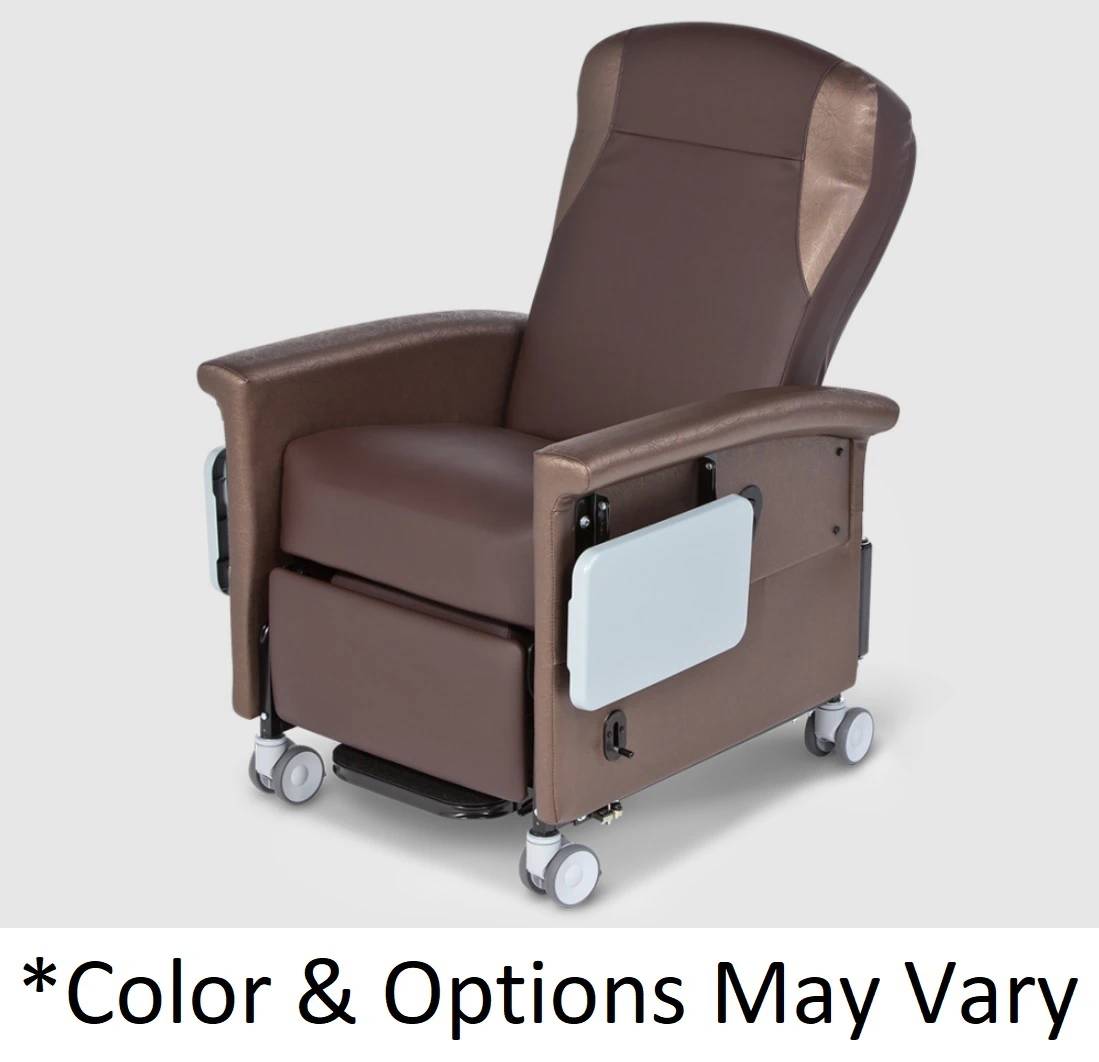 Champion 67 Series Ascent II Transporter Recliner, Powder-Coated Steel Frame, 300 lb Capacity, Power Recline