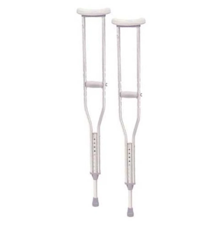 Medline Economy Aluminum Axillary Crutches, Pediatric, 48-54" Height, 300 lb Capacity