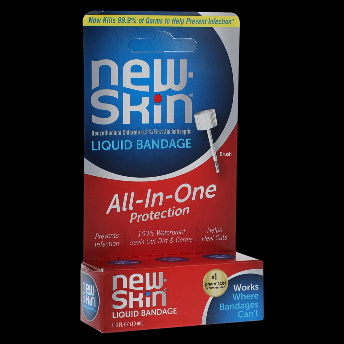 New Skin Liquid Bandage, 0.2% (9 mL Bottle)