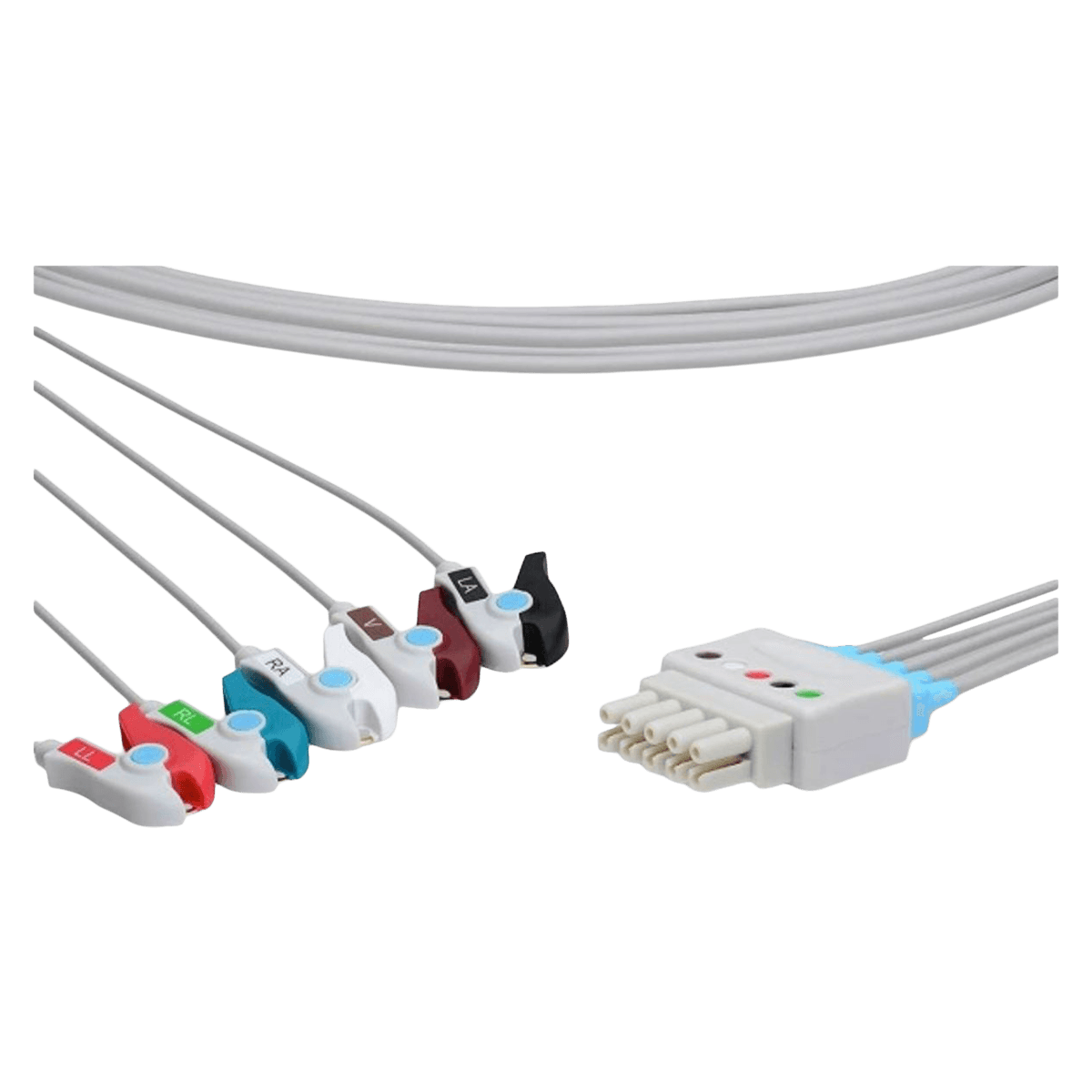 GE Medical Systems Leadwire, 5 Lead, Grabber (Refurbished)