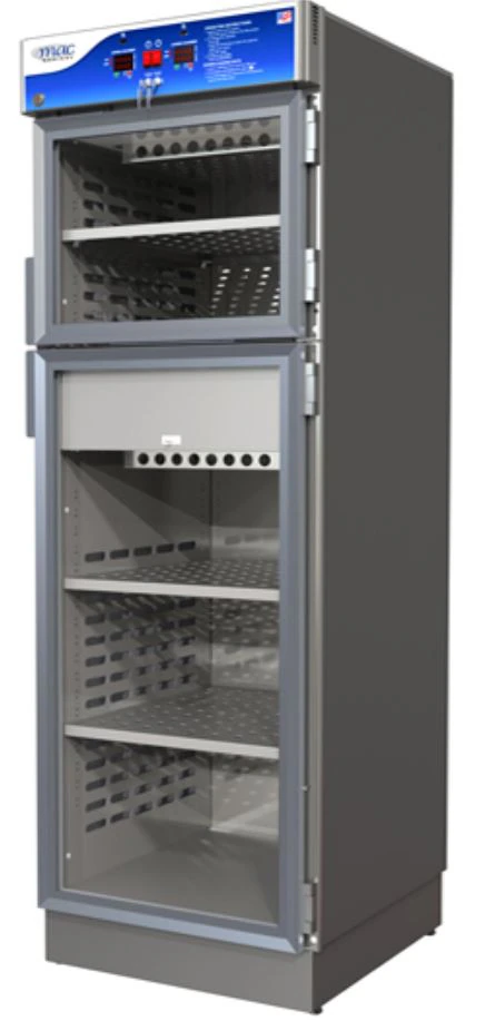 Mac Medical Blanket/Fluid Warmer, Dual Chamber, Silver, 90-160°F, 13.24 Cu Ft, Glass Door