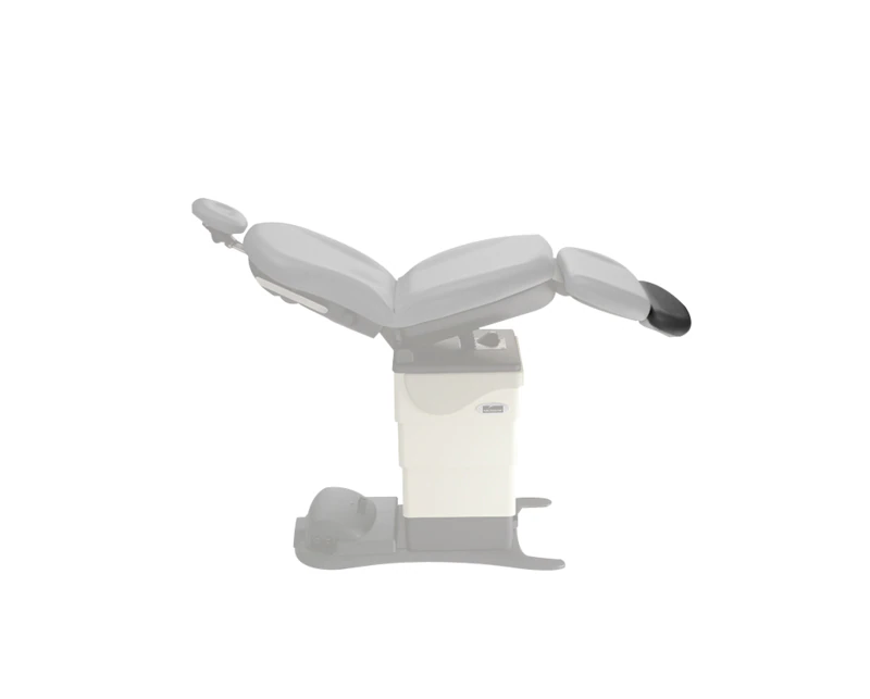 Midmark 641 Procedure Chair Footrest Pad, Obsidian (Replacement Part)