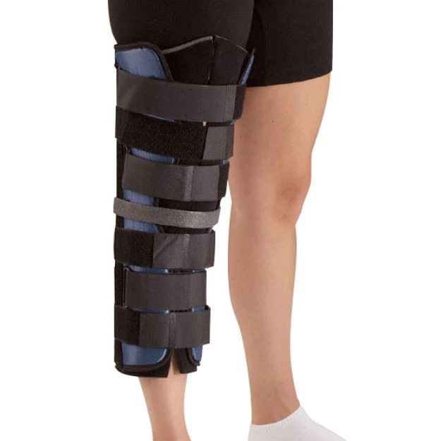 DeRoyal PremierPro Knee Immobilizer Brace, Foam, One Size (Fits 10.5-11.5 in)