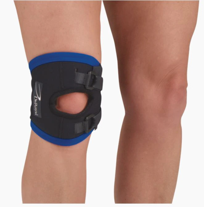 DeRoyal PremierPro Patella Stabilizer Knee Brace, Neoprene 1/8", Size Large, Left/Right