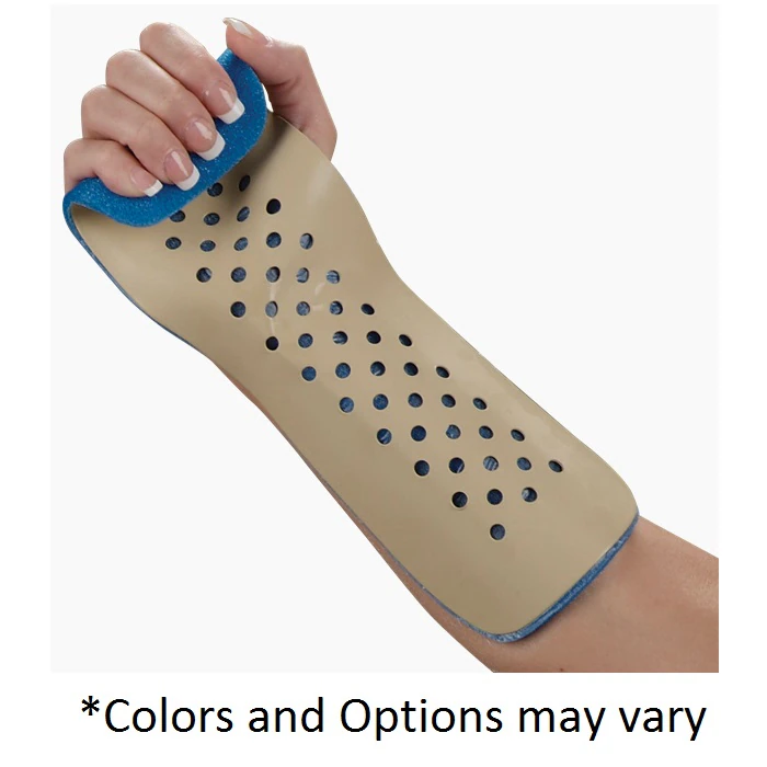 DeRoyal PremierPro Colles Splint, Wrist, Youth, Medium, Aluminum/Foam, Left
