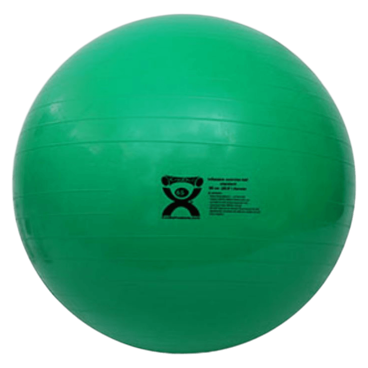 CanDo Exercise Ball, Vinyl, 65cm, Green, 4lb