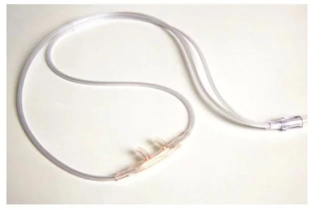 SunMed Salter-Style Adult Nasal Oxygen Cannula, 3-Channel Soft Tubing, 25 ft, <6 LPM, Non-Sterile, Disposable, Latex-Free, 25/Case