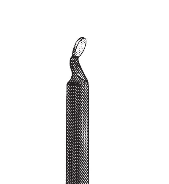 Jarit Electrode Spatula, Angled, 5mm, Laparoscopic