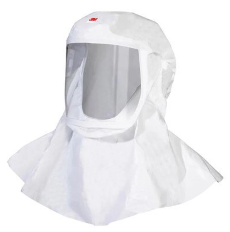 3M Versaflo S-433L Hood with Integrated Head Suspension, Medium/Large, White, 5/Case