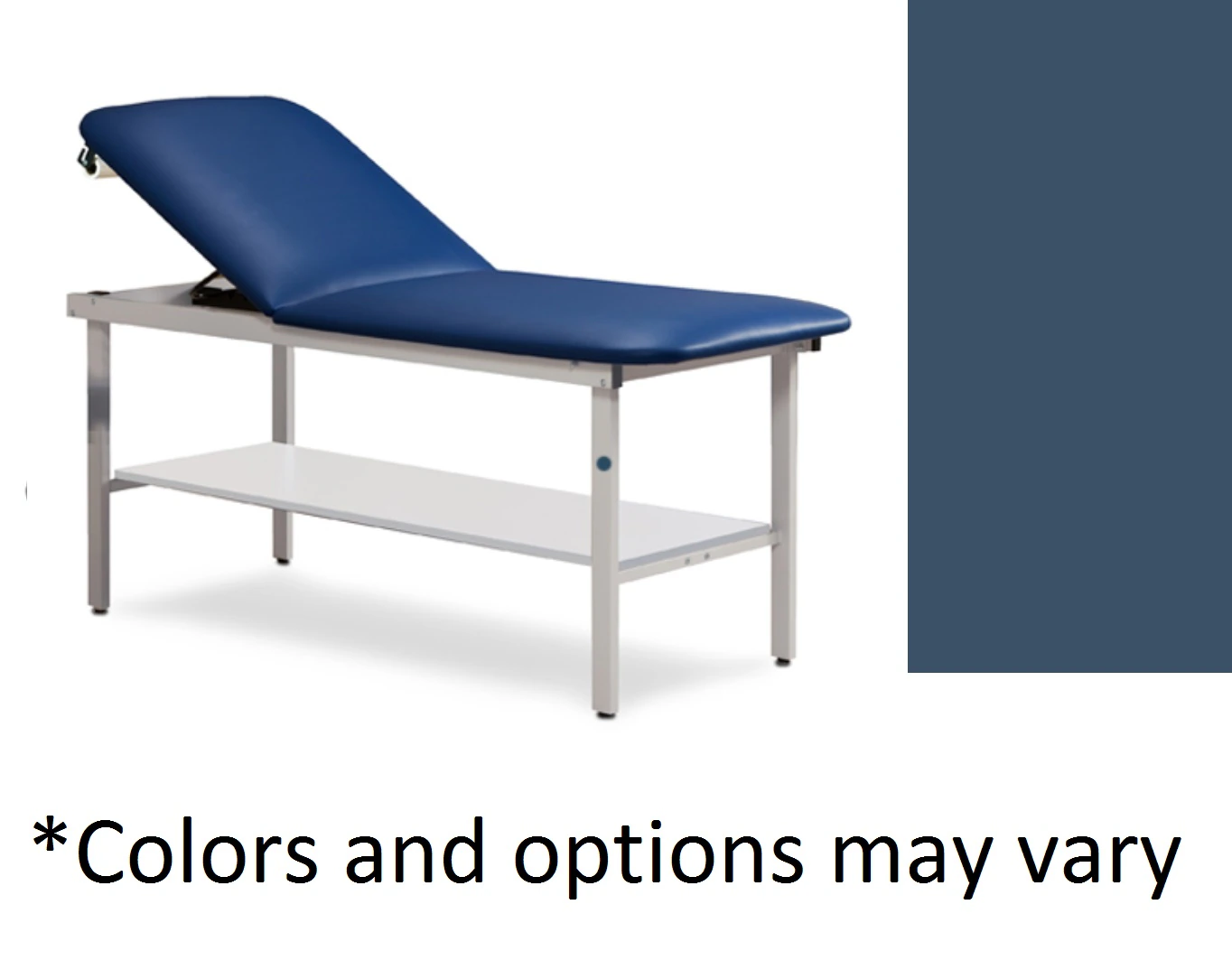 Clinton Industries Alpha Series Treatment Table, Royal Blue/Gray, 450 lb Capacity