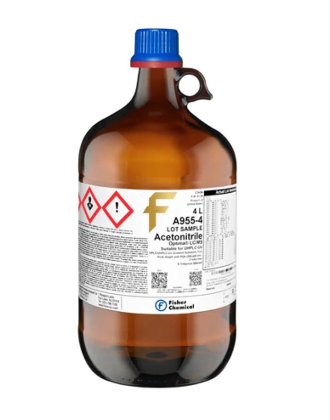 Burdick & Jackson Acetonitrile Reagent, ≥99.9%, 1L Glass Bottle, for LC-MS/HPLC