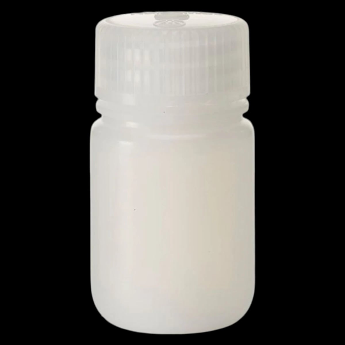Nalgene Wide-Mouth Bottle, HDPE, Screw Cap, Natural, 30mL, 12/Pack