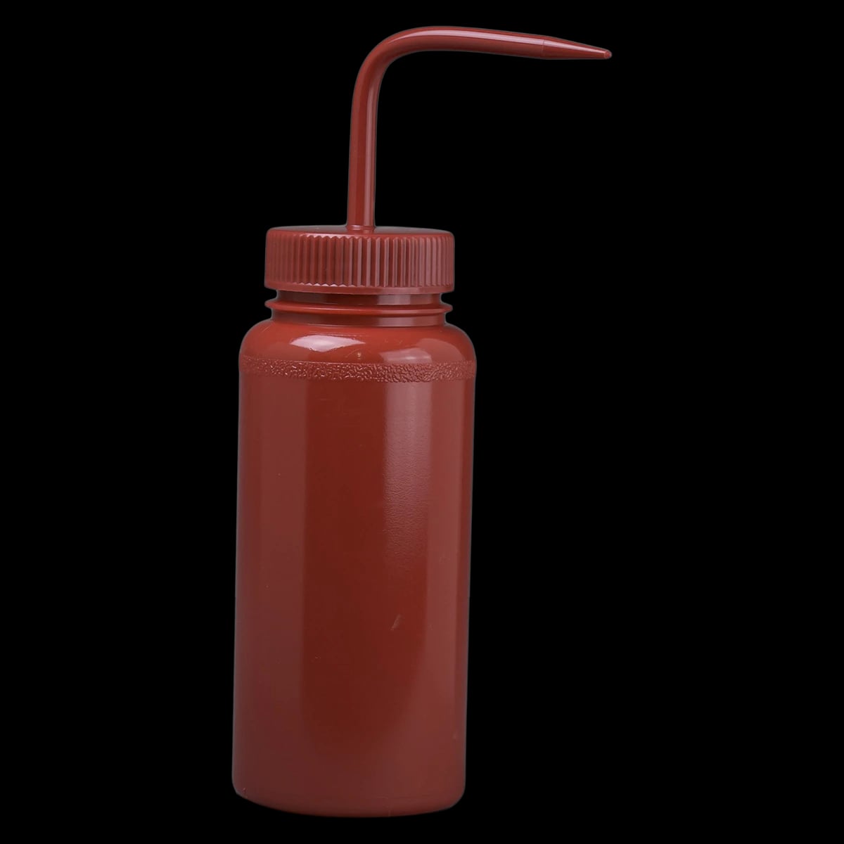 Bel-Art Products Wide Mouth Wash Bottle, Polyethylene, Red, 16 oz/500 mL, with 53 mm Polypropylene Cap, 6/Bag