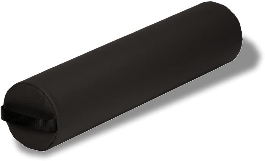 Earthlite Massage Tables Round Positioning Bolster, Black, 26" x 6"
