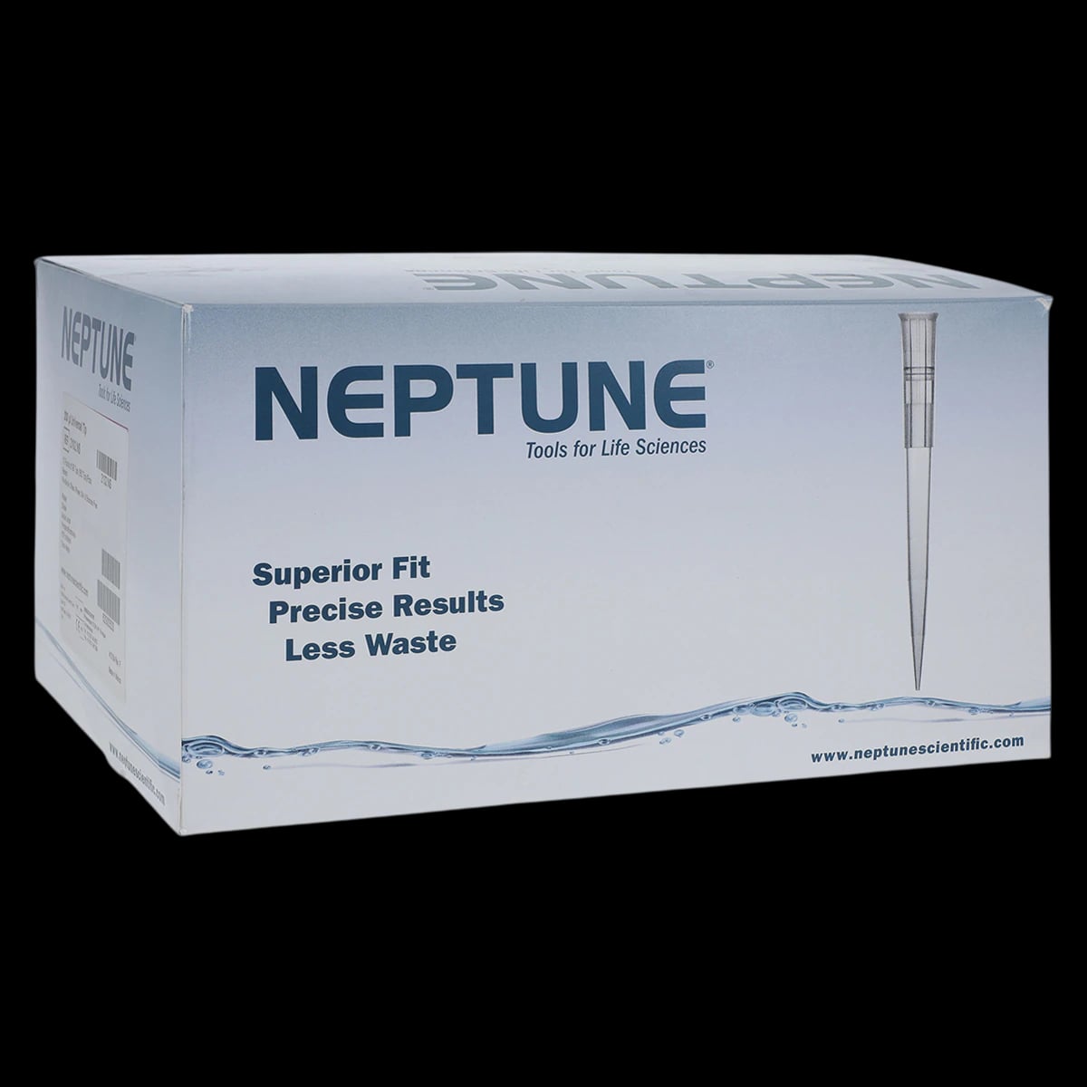 Biotix Neptune Pipette Tips, 200 µL, Presterilized, Autoclavable, Non-Filtered, Universal Fit, Clear, 960/Pk (10 Racks of 96)