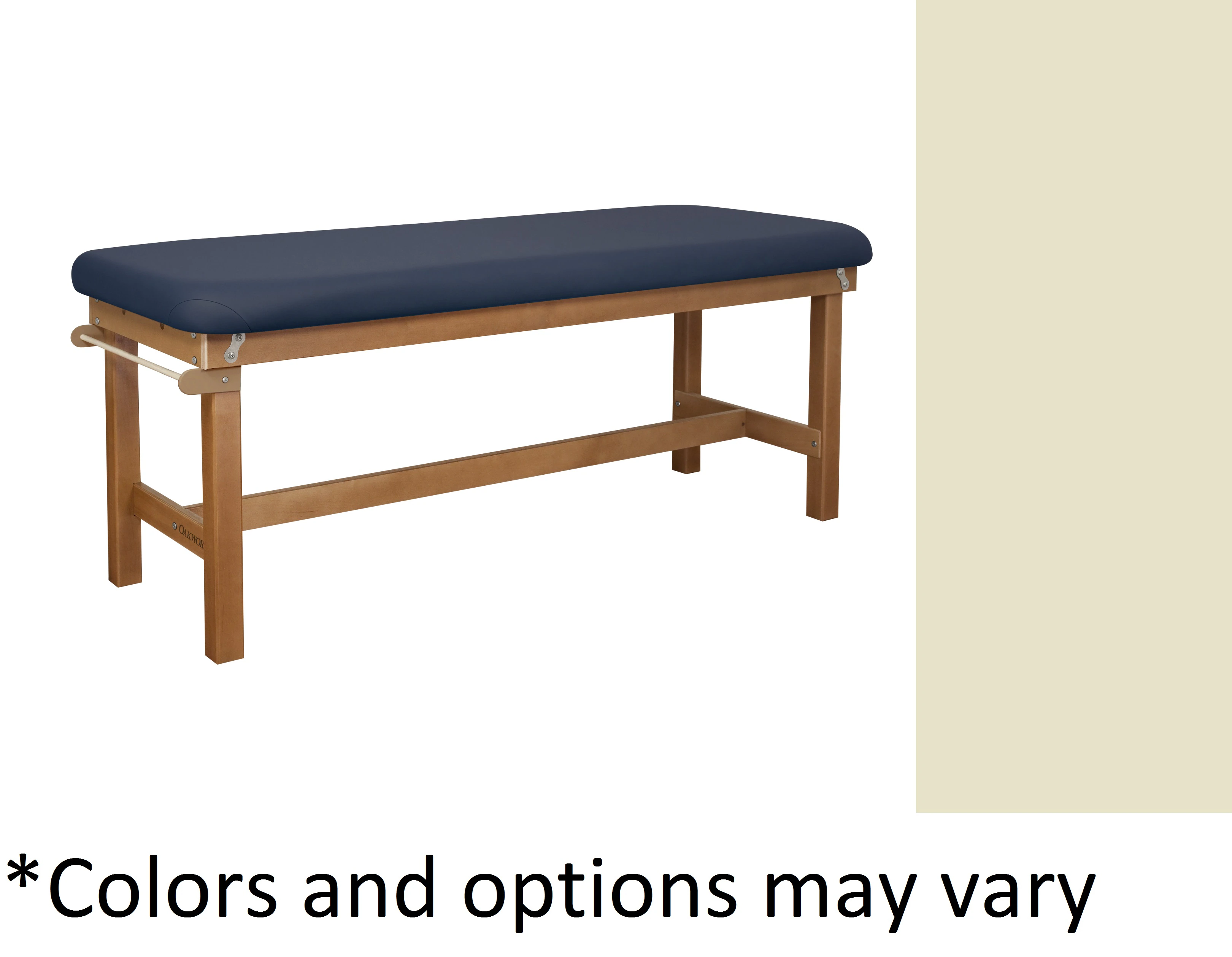 Oakworks Powerline Treatment Table, Flat Top, Opal, 27" Width, 500 lb Capacity