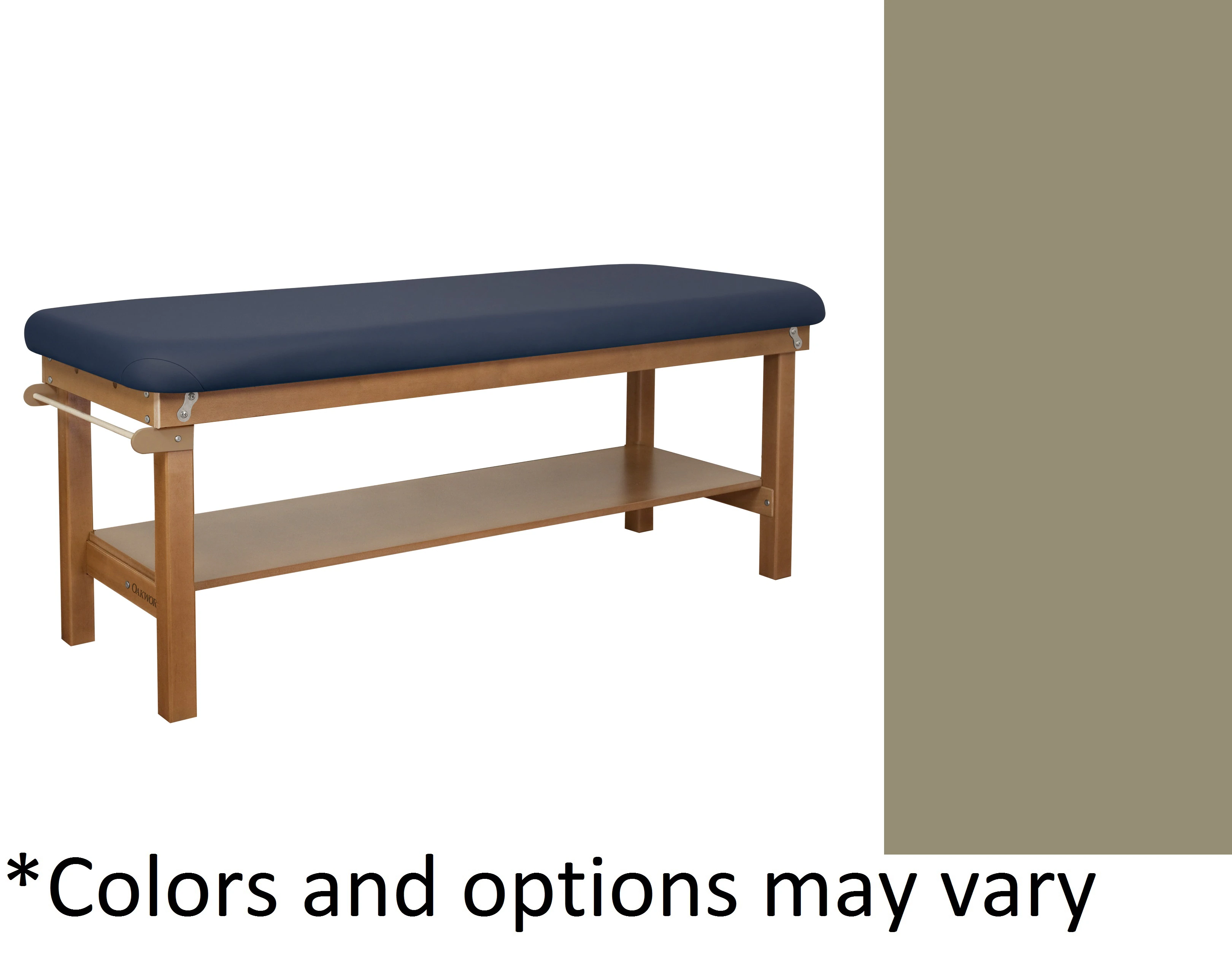 Oakworks Powerline Treatment Table Flat Top Shelf, Clay