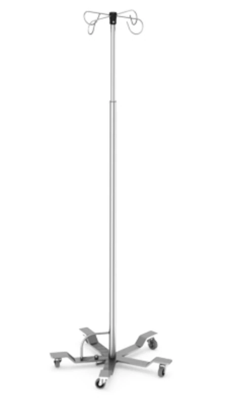 Mac Medical IV Stand, 5-Leg Base, 6 Hooks