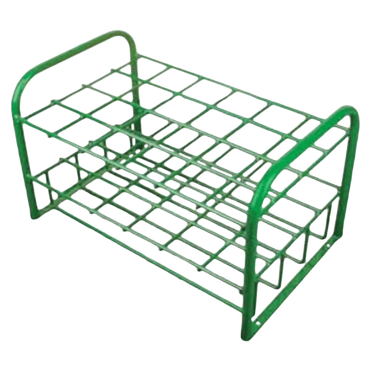 Anthony Welded Products Oxygen Cylinder Rack, Steel, Green, 20x32x19.5"