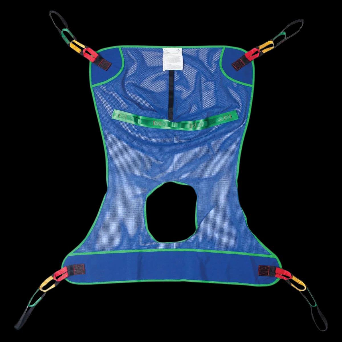 Medline Full Body Mesh Sling, Commode Opening, Each
