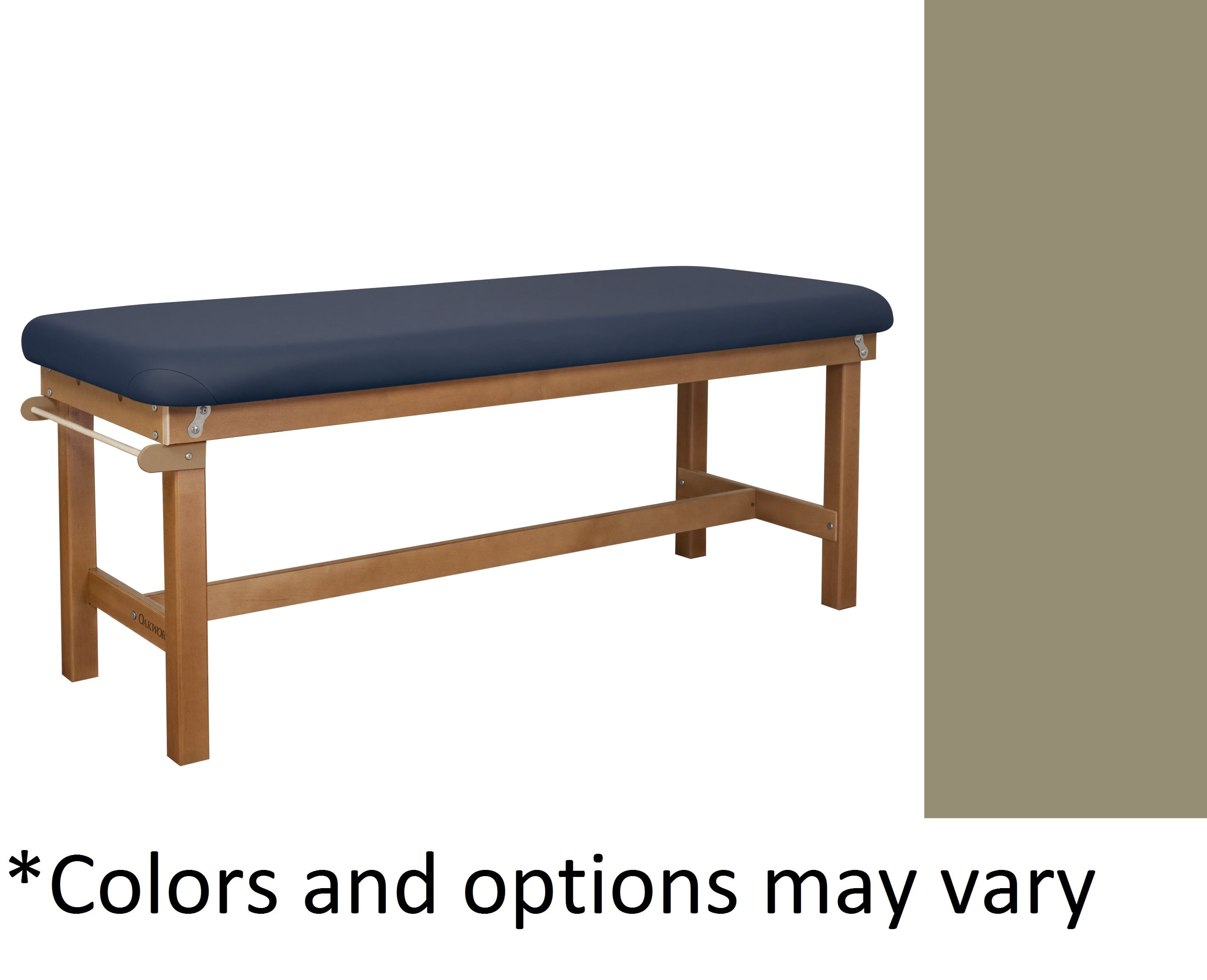 Oakworks Powerline Treatment Table, 27" Width, Clay, Without Shelf, 500 lb Capacity