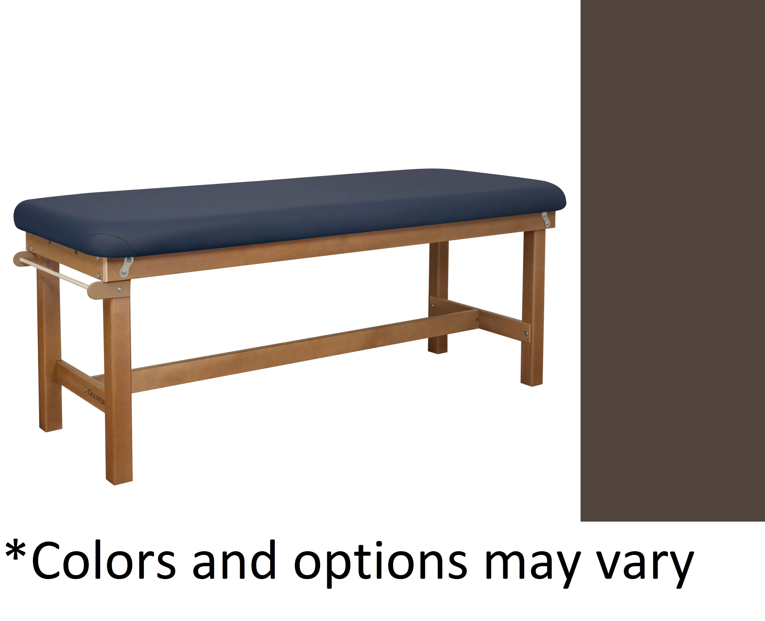 Oakworks Powerline Treatment Table, Espresso, 27" Width, Without Shelf, 500 lb Capacity