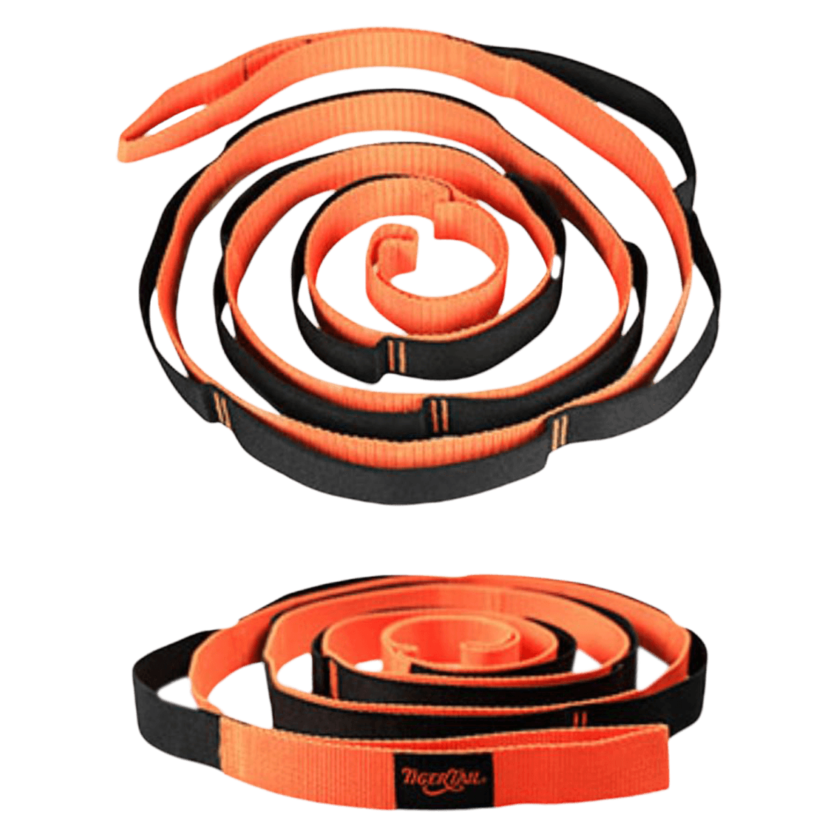 Tigertail Stretchy Nylon Strap, 72" (Orange/Black)
