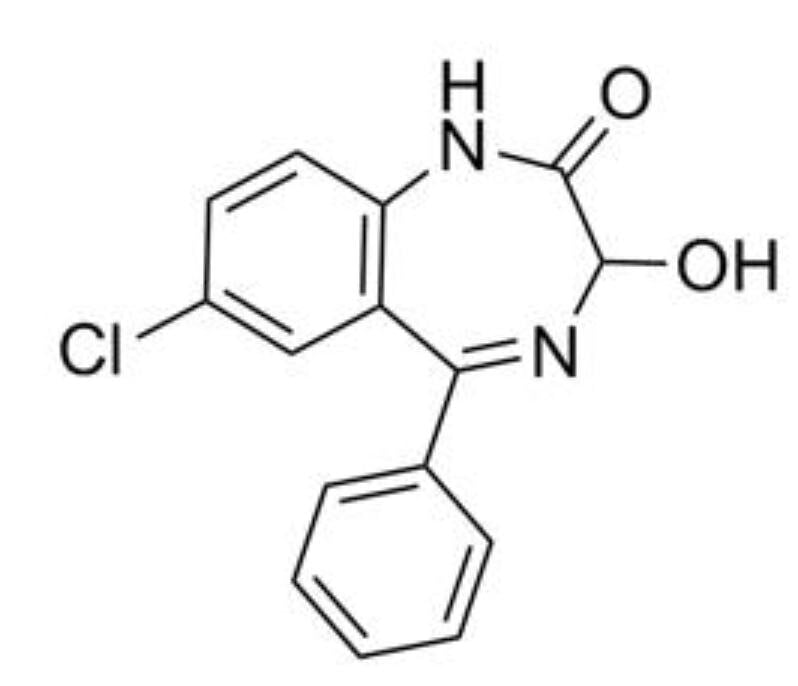 Oxazepam Reference Solution, 1 mg/mL in Methanol, for GC/MS & LC/MS, Ampule, Each