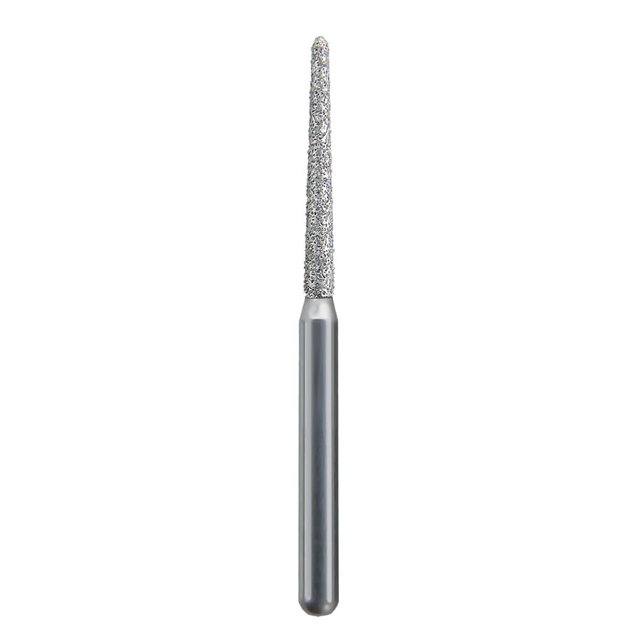Spring Diamond Bur, Medium Flame, Friction Grip, 879K-012, Single-Use, Pack of 25