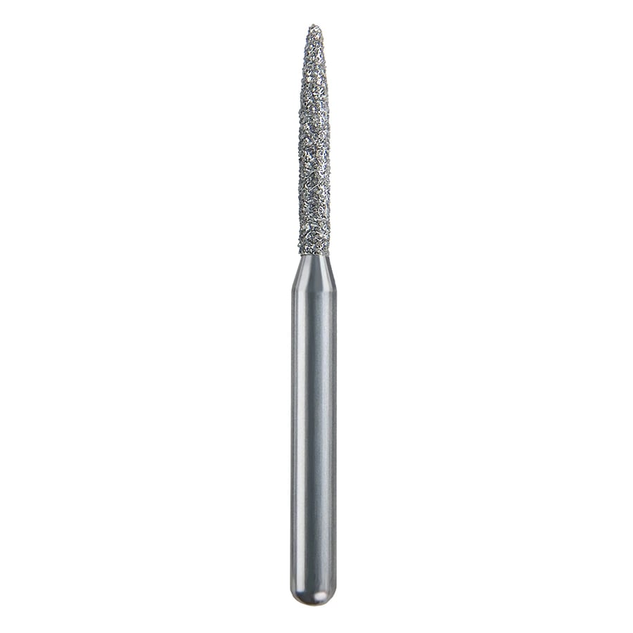 Spring Health Products FG Diamond Bur, Medium Flame, 860-012, Single-Use, 25/Pack