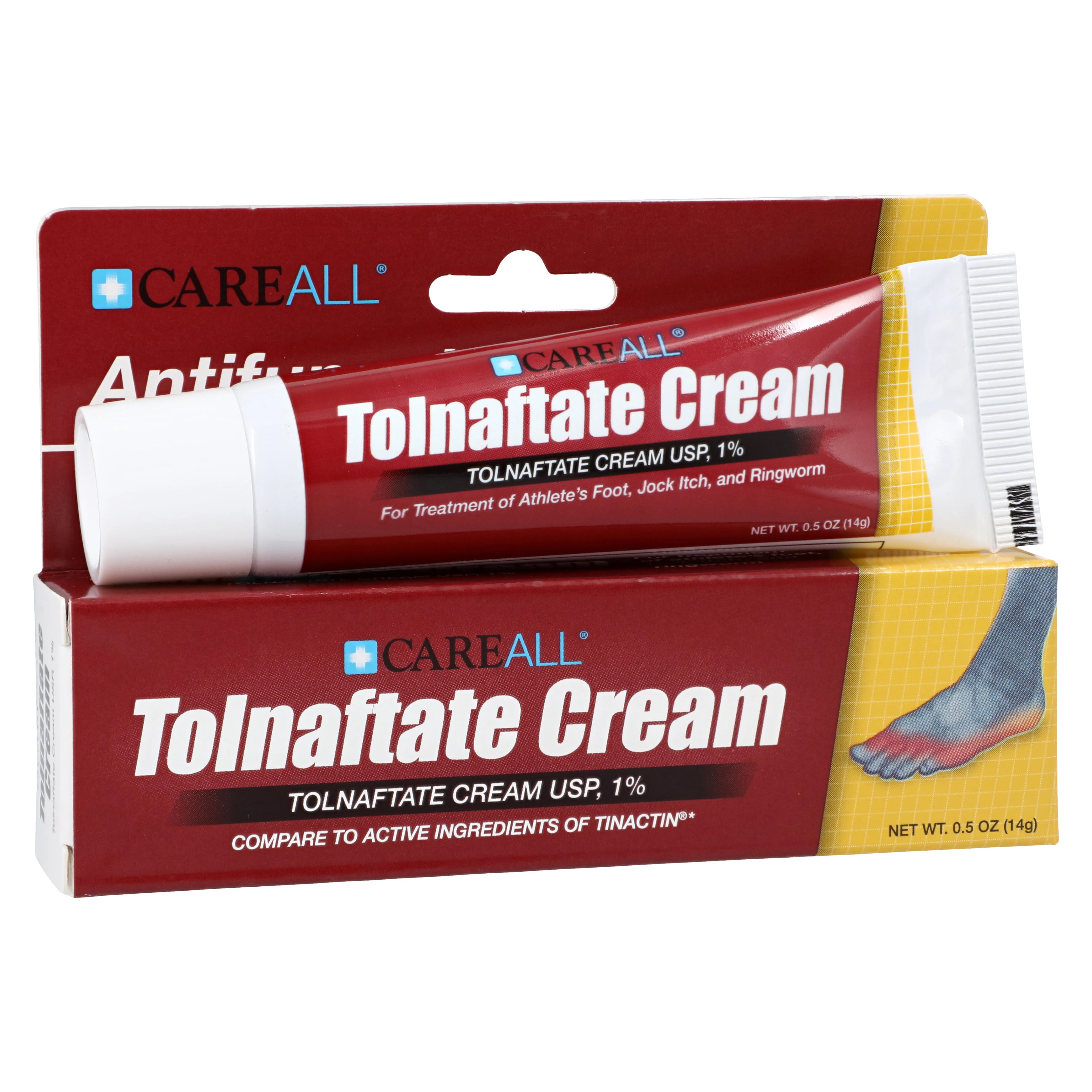 Tolnaftate Cream 1%, 0.5 oz Tube, New World Imports