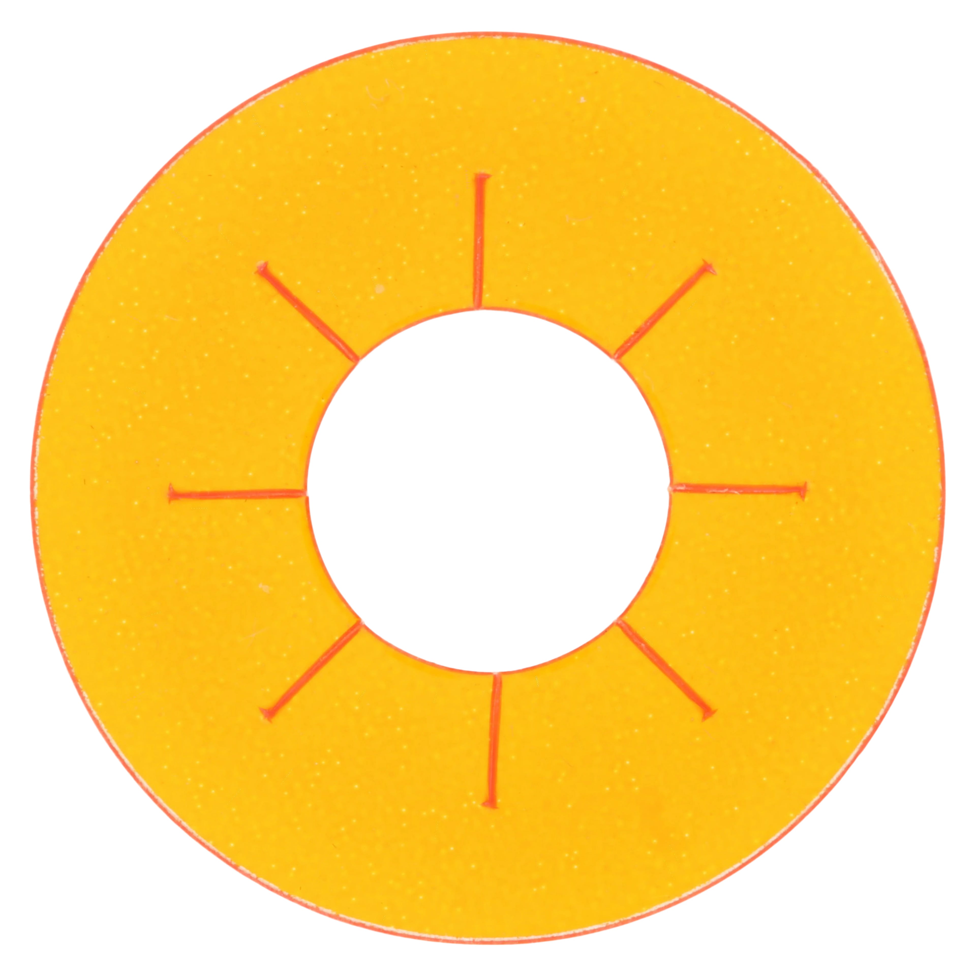 Spring Health The Cure Eye Shields, Orange, 8mm, 6/Pkg