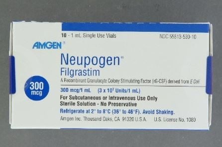 Neupogen Injection 300mcg/mL SDV 1mL 10/Package, 01KT0J09XENFZRX2YPFVW53EGZ