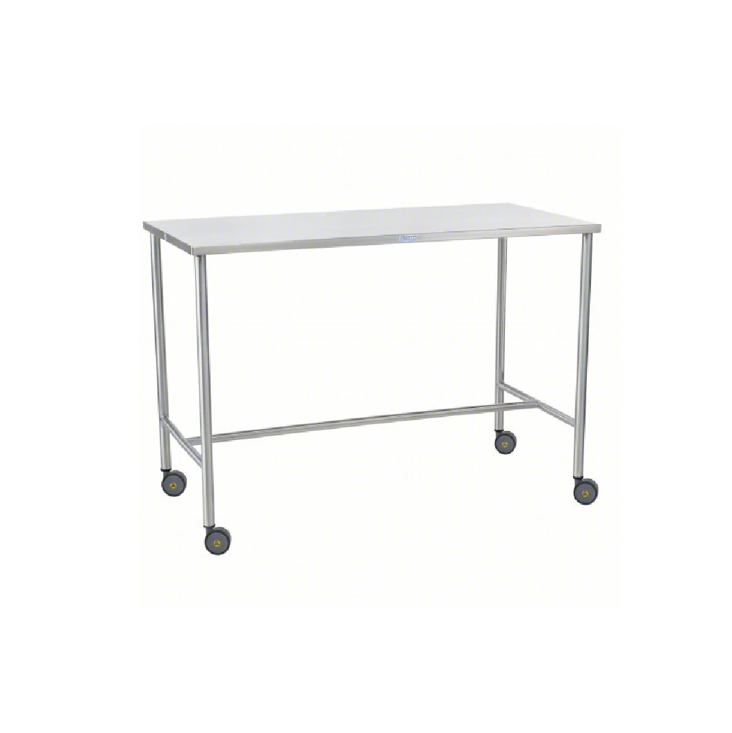Blickman Industries Instrument Table with H-Brace, 72" x 24" x 34"