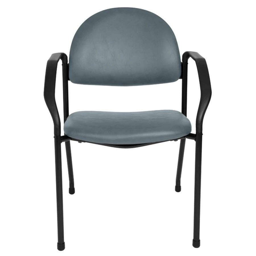Brewer Chair Side w/ Armrest, Blue Fog