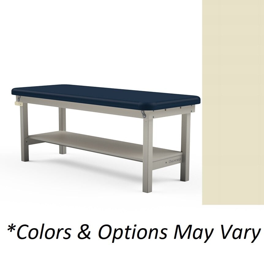Oakworks Powerline Treatment Table, 30" Width, Gray Opal, 500 lb Capacity