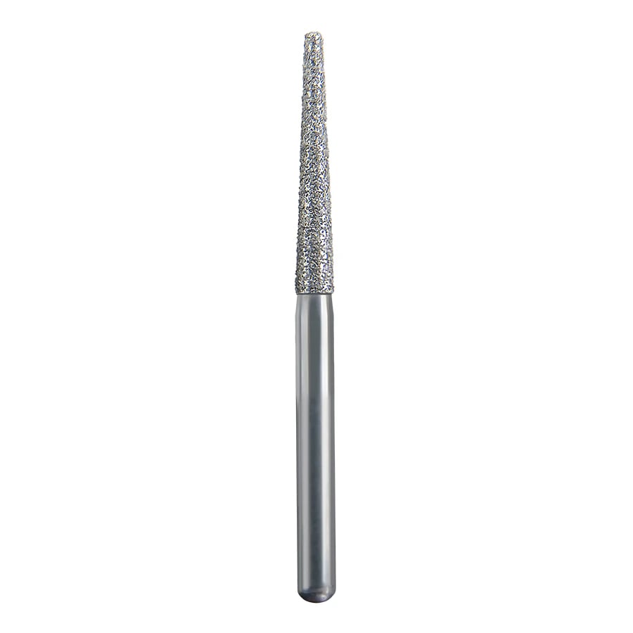 Spring Health Products Coarse Flat End Taper Diamond Bur, FG 848-016, Single-Use, 25/Pack (Z701.11C25)