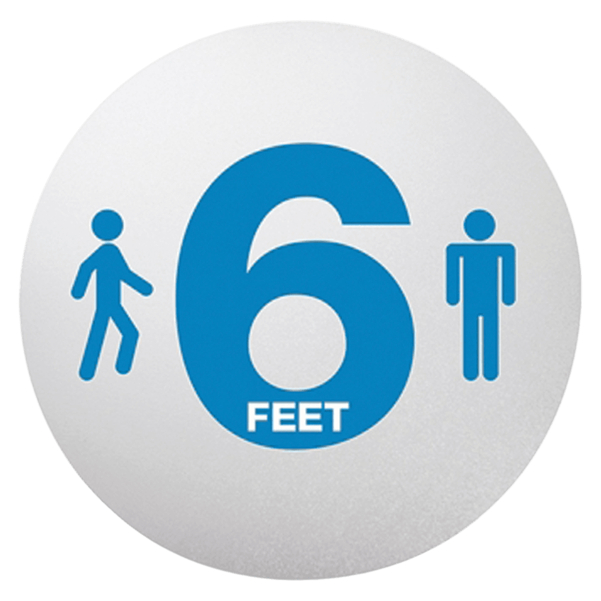 Deflect-O 6 Feet Apart Floor Disc with Adhesive
