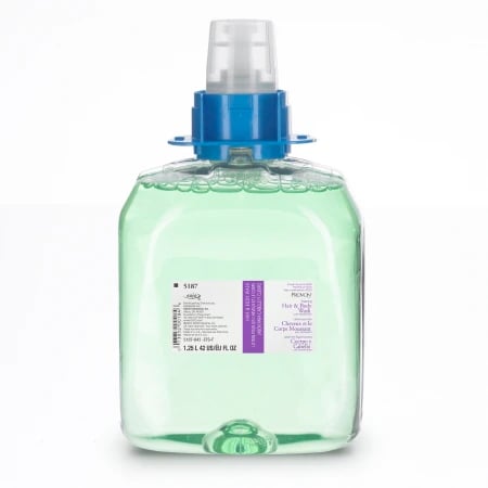 GOJO Provon Foam Shampoo/Wash, Cucumber Melon, 1250 mL Refill Bottle, 4/Case