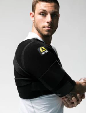 Aryse Oskie Shoulder Brace, Adult, Fabric, 50" Chest, 2X-Large, Black