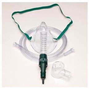 SunMed Percent-O2-Lock Venturi Oxygen Mask, Adult, Disposable, with 7 ft Tubing, 50/Case