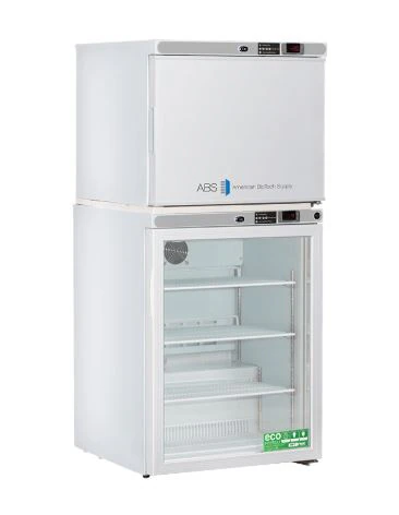 American Biotech Supply Pharmacy/Vaccine Refrigerator/Freezer, 7 Cu Ft, 2 Doors, Right Hinge, 2 to 8°C / -15 to -25°C, Each